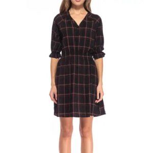 Bobeau Puff Raglan Sleeve Dress